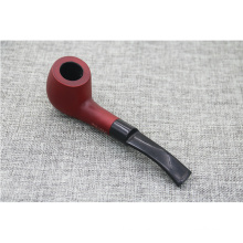Cross-border hot sale portable beech wood curved handle smoking pipe